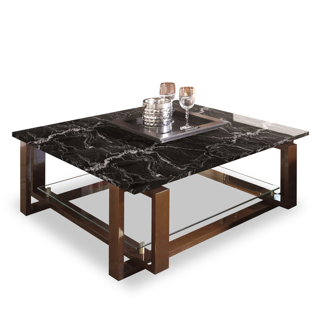 SQUARE COCKTAIL TABLE (Marble top)