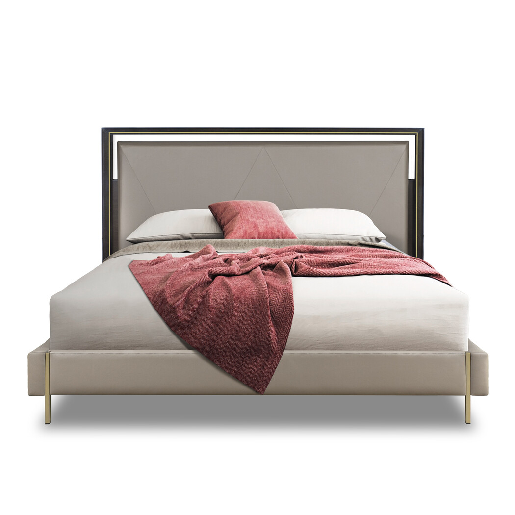 UPHOLSTERED KING SIZE BED (USA)