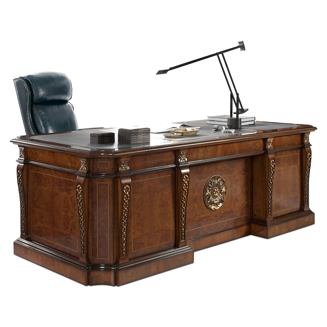EXECUTIVE DESK (Leather top)