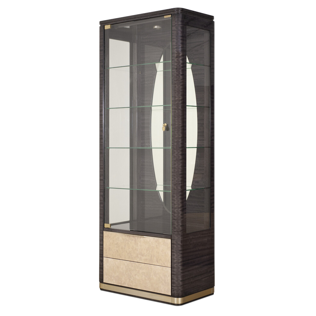 DISPLAY CABINET Left hand door (Leather front)
