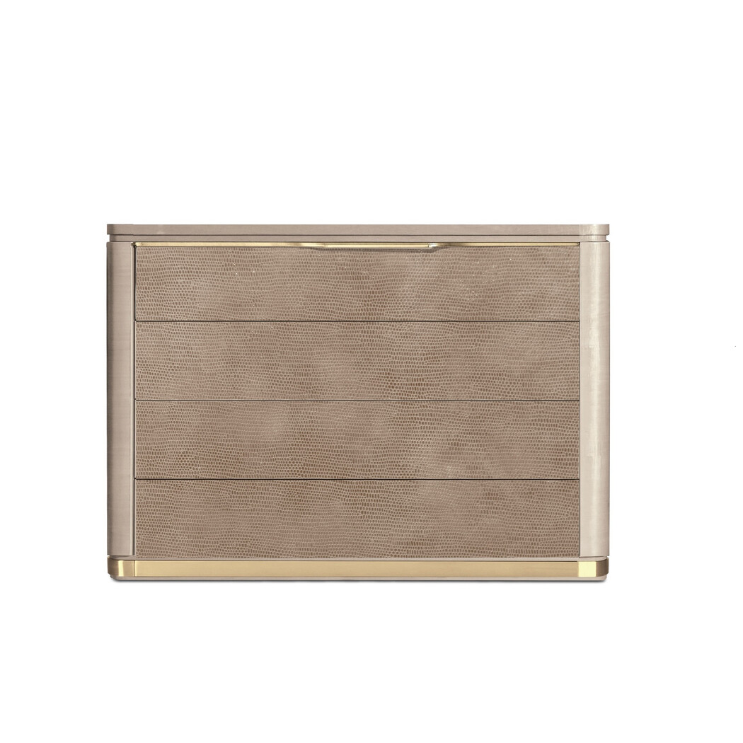 CHEST (Wooden top & Leather front)