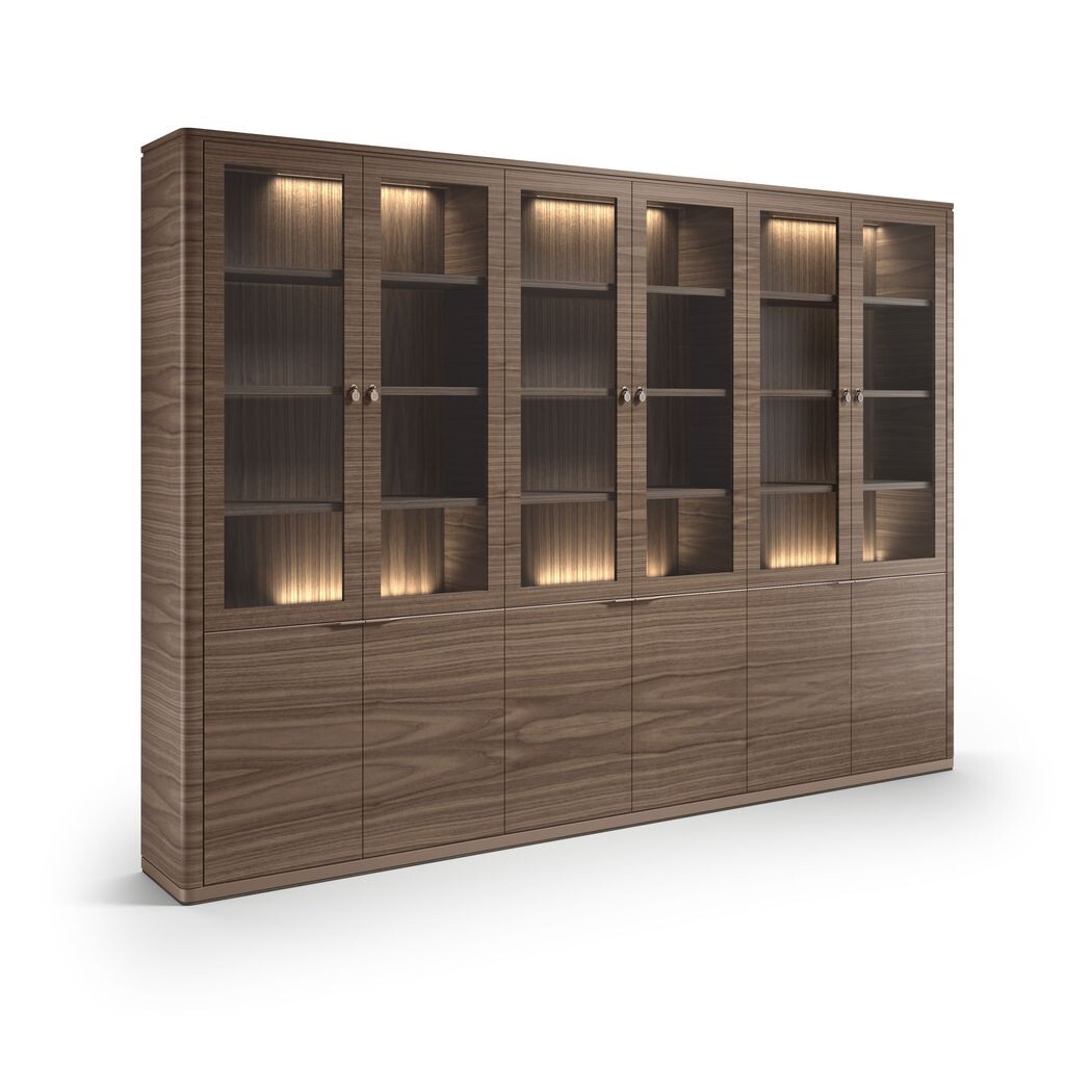 BOOKCASE WITH DOORS