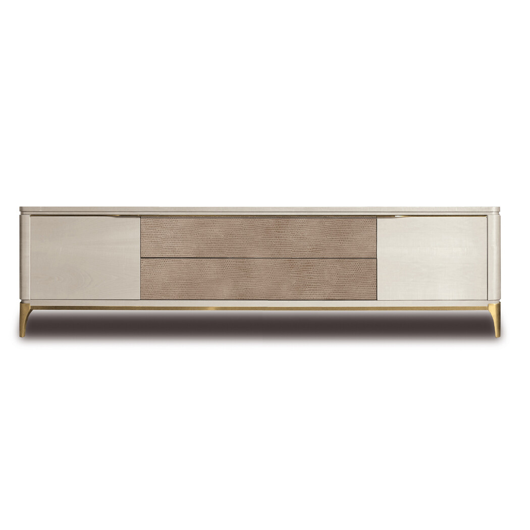 TV FURNITURE (Wooden top & Leather front)