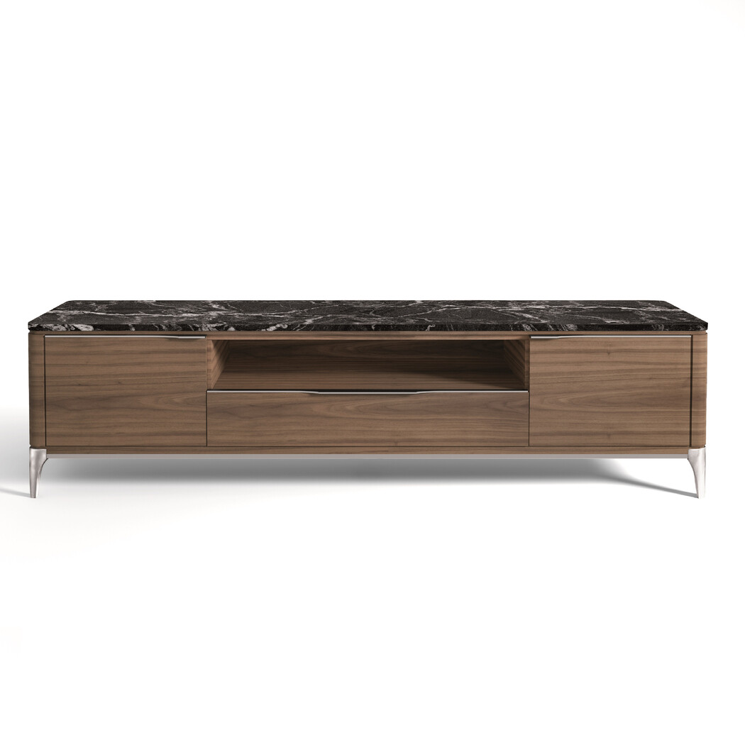 TV FURNITURE (Marble top & Wooden fronts)